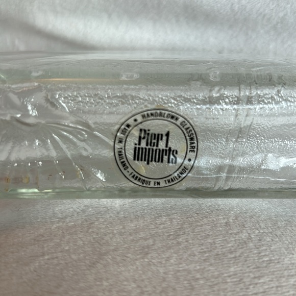 Pier 1 imports Handblown Glass Napkin Holder - Picture 6 of 8
